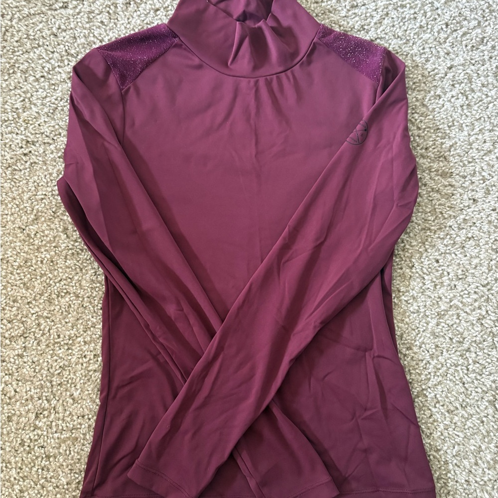 Free Ride Equestrian Mock Neck Long Sleeve